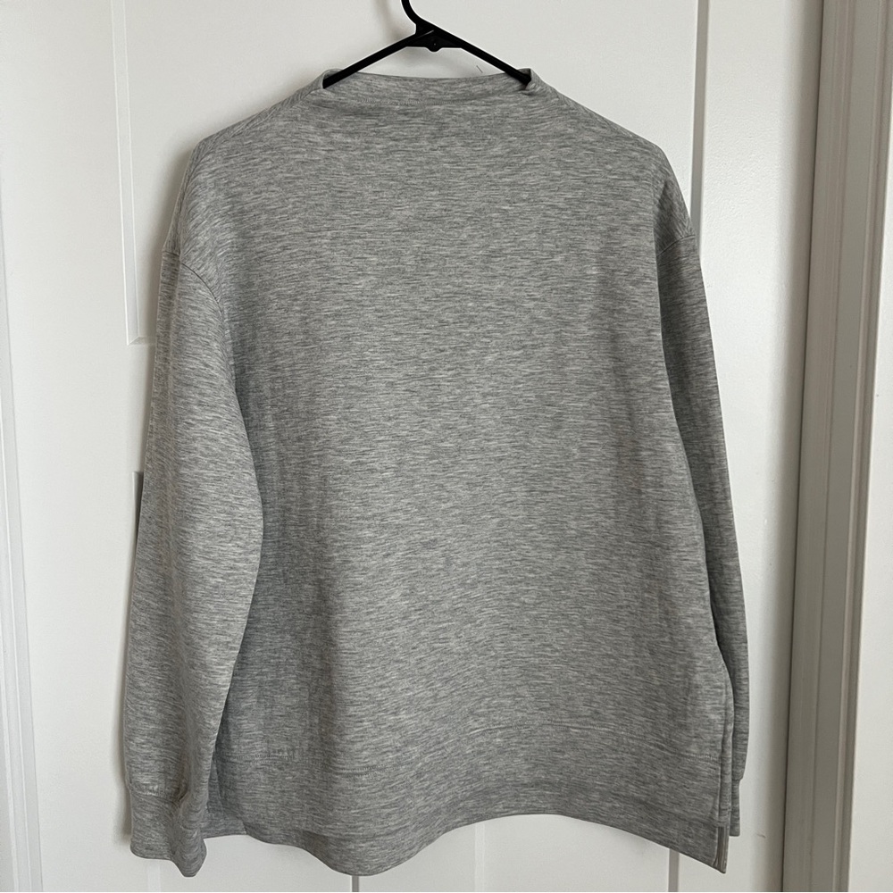 Club Monaco mock neck sweatshirt grey size large